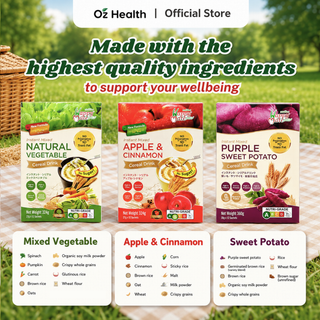 Happy Mate Purple Sweet Potato Cereal Drink, 12 Sachets