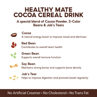 Happy Mate Cocoa Cereal Drink, 12 sachets