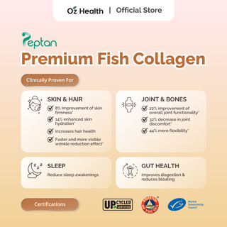 Oz Health Pure Collagen Peptides 30 Sachets