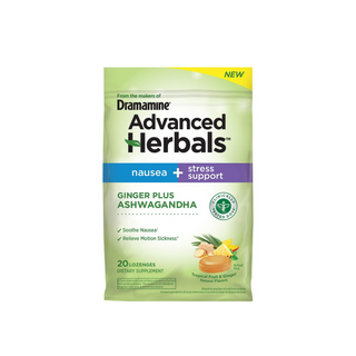 Dramamine Advanced Herbals® Nausea + Stress Support 20s - Ashwagandha & Ginger