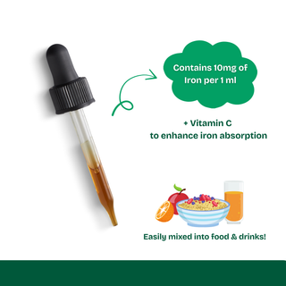 Natures Aid Mini Drops Iron (3 months to 5 years), 50ml