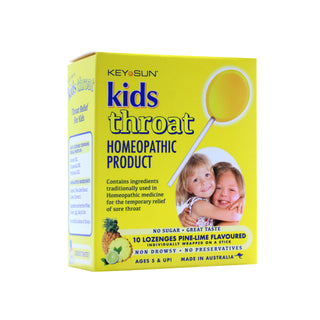 Key Sun Kids Throat Lollipops 10s