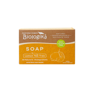 Biologika Organic Soap - Lemon Scented Tea Tree, 100g