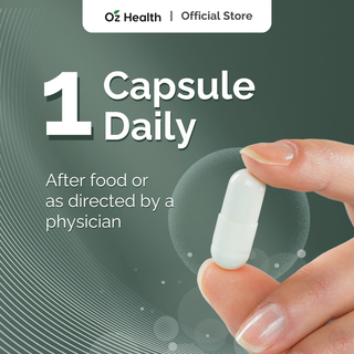 Oz Health Magnesium Biglycinate 60 Veg Capsules | Supports Muscle Cramps, Stress & Sleep