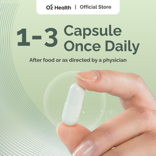 Oz Health Magnesium Biglycinate 60 Veg Capsules | Supports Muscle Cramps, Stress & Sleep