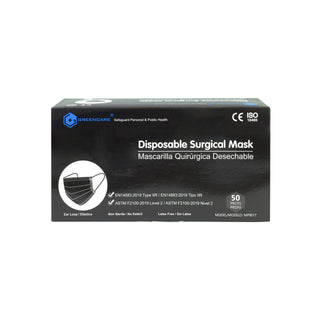 [FDA Approved] Greencare Disposable Surgical Mask (Black)