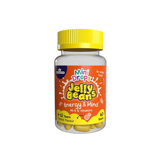 Natures Aid Mini Drops Jelly Beans Energy and Mind, 60 Beans