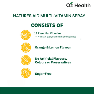 Natures Aid Multivitamin Daily Oral Spray 30ml