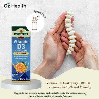 Natures Aid Vitamin D3 Daily Oral Spray 30ml