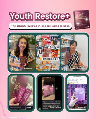 Oz Health Youth Restore+ Complete Anti-Aging Shot, 15 Sachets