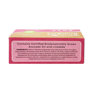 Biologika Organic Soap - Rose Geranium, 100g