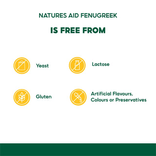 Natures Aid Fenugreek 90 caps