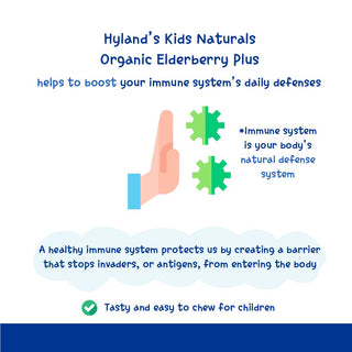 Hyland's Kids Organic Elderberry Plus Gummies 48s