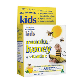 Key Sun Kids Manuka Honey + Vitamin C, 12 sticks