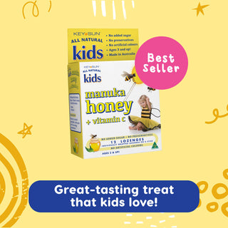 Key Sun Kids Manuka Honey + Vitamin C, 12 sticks