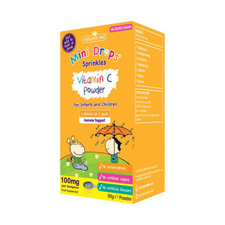 Natures Aid Mini Drops Sprinkles Vitamin C Powder 90g