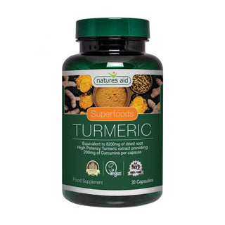 Natures Aid Superfoods Turmeric 8200mg, 60 tablets