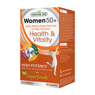 Natures Aid Women's 50+ Multi-Vitamins & Minerals 30s